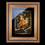 Картина янтарная "Конь" 